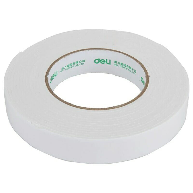 得力（deli） 30410 海綿膠泡棉雙面膠 12mm*5y 1卷裝_http://www.bzsa.cn/img/sp/208/1da66b8a-b8fb-4c54-8ad3-815d047f0b3d.jpg