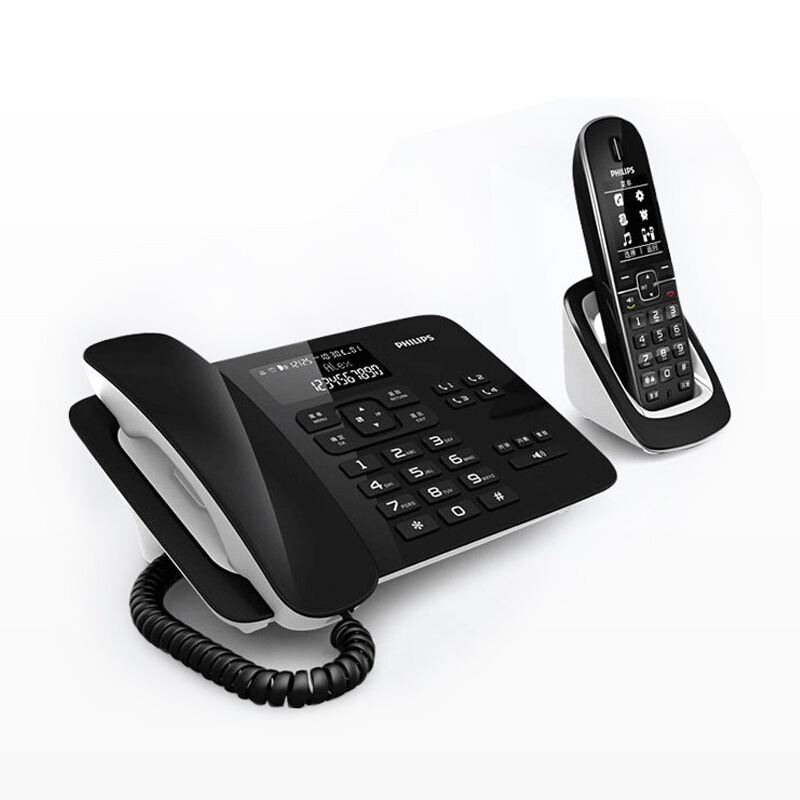 飛利浦（PHILIPS） DCTG492 語音報(bào)號黑名單中文數(shù)字子母機(jī)一拖一家用辦公會議坐固定固話無線電話機(jī)座機(jī)無繩電話機(jī)（黑色）_http://www.bzsa.cn/img/sp/2147/2218de12-5046-4326-90ca-3c5253de3905.jpg