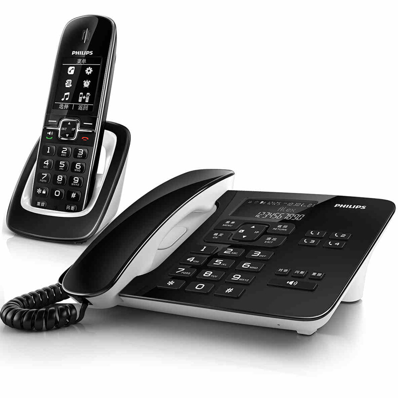 飛利浦（PHILIPS） DCTG492 語音報(bào)號黑名單中文數(shù)字子母機(jī)一拖一家用辦公會議坐固定固話無線電話機(jī)座機(jī)無繩電話機(jī)（黑色）_http://www.bzsa.cn/img/sp/2147/a1f35b94-0358-4591-8902-15d6bc149957.jpg