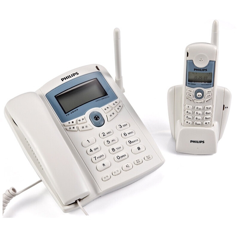 飛利浦（PHILIPS） TD-6816 無繩電話子母機(jī) 家用/商務(wù)辦公電話機(jī)/一拖一套裝 （白色）_http://www.bzsa.cn/img/sp/2147/c5b67a15-1464-4442-8a7c-27b1d221ab72.jpg