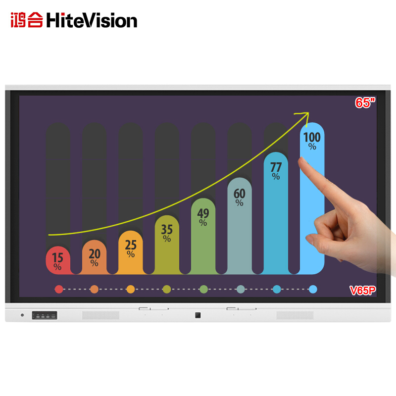 鴻合（HiteVision） ICB-V65P 會議平板 (65英寸，4k屏體) 