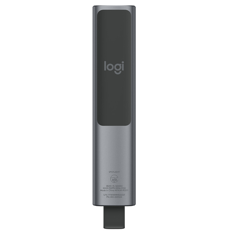 羅技（Logitech） Spotlight 無線演示器 投影筆 翻頁器 非激光筆 演示筆 演講神器 放大聚焦液晶屏可顯 (灰色) _http://www.bzsa.cn/img/sp/242/9a858a95-b5d5-4801-836b-42b3c7261971.jpg