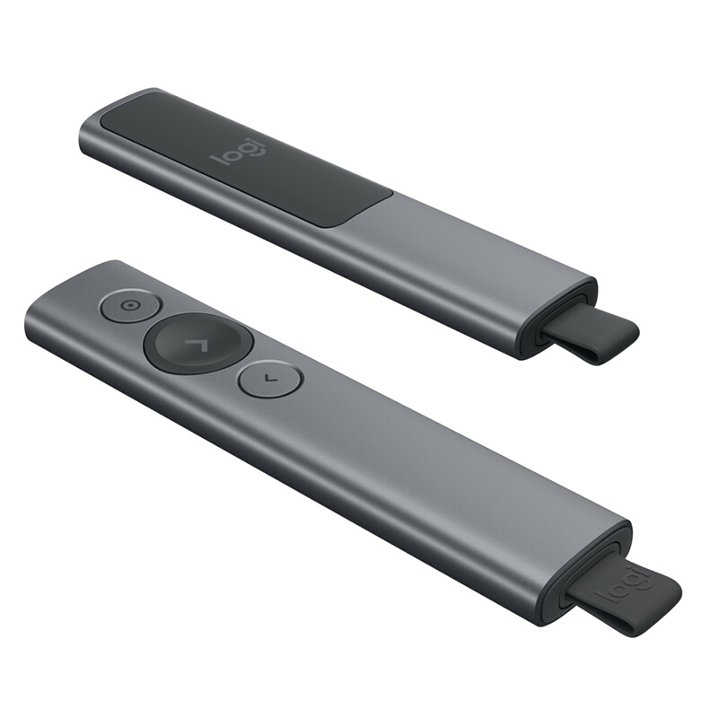 羅技（Logitech） Spotlight 無線演示器 投影筆 翻頁器 非激光筆 演示筆 演講神器 放大聚焦液晶屏可顯 (灰色) _http://www.bzsa.cn/img/sp/242/eacc9595-4a0f-483a-9641-b326566f0a05.jpg