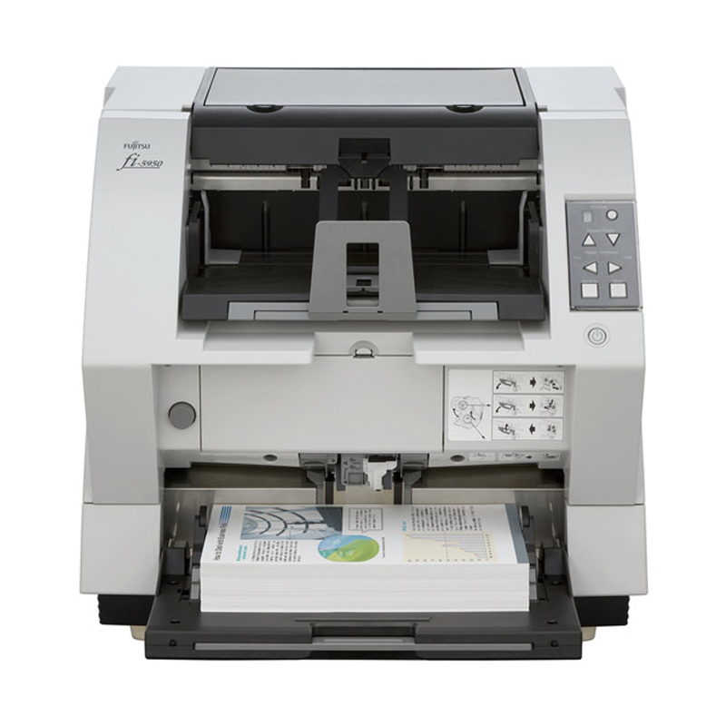 富士通（Fujitsu） Fi-5950 饋紙式掃描儀 高速雙面自動進(jìn)紙 (135頁270面/分鐘) 