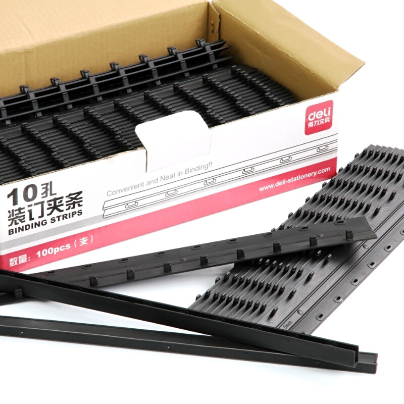 得力（deli） 3829 10孔裝訂夾條 15mm 100支/盒 可裝訂150頁(yè)（藍(lán)色）_http://www.bzsa.cn/img/sp/254/4e4bac46-3411-4a84-96b3-7d097d05aecb.jpg