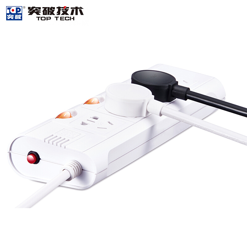 突破（TOP） TZ-D4K4 新國標(biāo)帶兒童保護(hù)門插座接線板智能過載自動斷電分控獨(dú)立開關(guān)4孔3米 3米線長_http://www.bzsa.cn/img/sp/2541/732e8ece-4622-48e6-9945-202f1331f7f5.jpg
