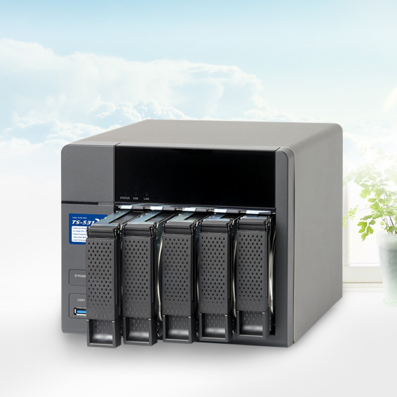 威聯(lián)通（QNAP） TS-531X-2G 高效能四核處理器,內(nèi)建雙10GbE SFP+ 網(wǎng)絡端口 五盤位NAS網(wǎng)絡存儲器（無內(nèi)置硬盤）_http://www.bzsa.cn/img/sp/275/79b1f84a-76d3-4ec6-8cf2-61feaff26e67.jpg