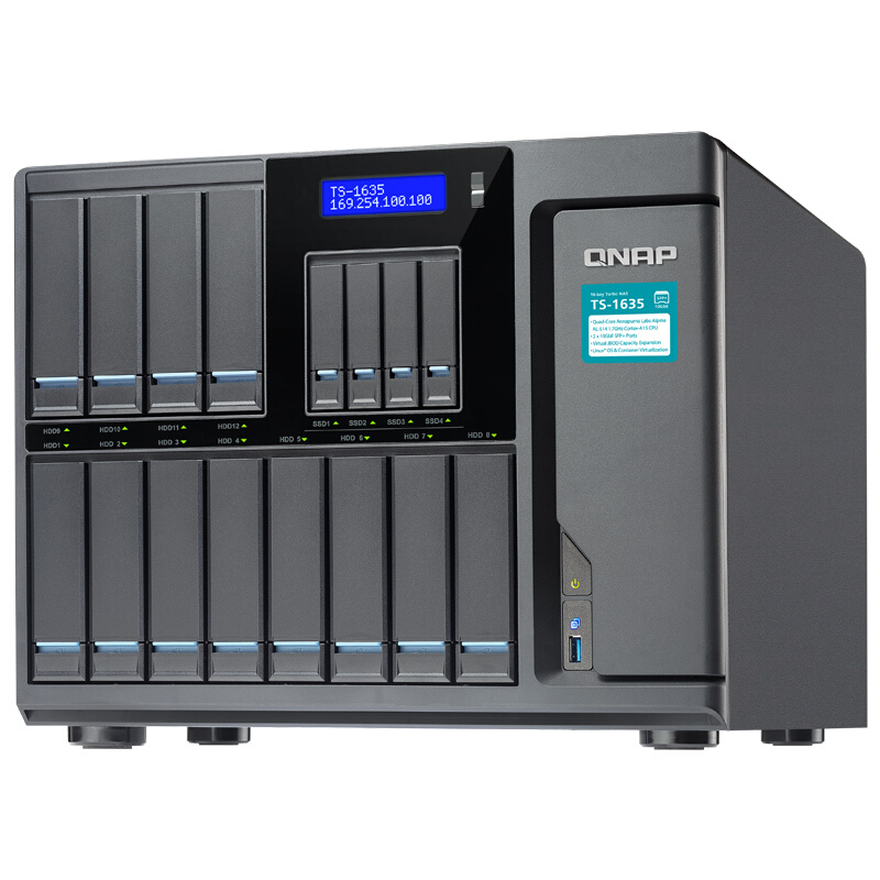 威聯(lián)通（QNAP） TS-1635-4G 十六盤位網(wǎng)絡存儲 四核處理器 內(nèi)建2個10GbE SFP+ 網(wǎng)絡端口 商用級NAS_http://www.bzsa.cn/img/sp/275/ef14fae1-f23f-4712-972d-7e9ceb97989c.jpg