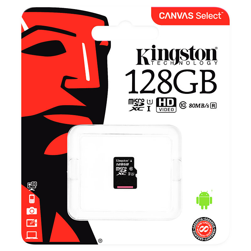 金士頓（Kingston） 內(nèi)存卡 高速行車記錄儀 TF(Micro SD) Class10 UHS-I 手機(jī)存儲卡（128GB）_http://www.bzsa.cn/img/sp/276/c92c0e16-43a4-4375-adfe-2473b598f694.jpg