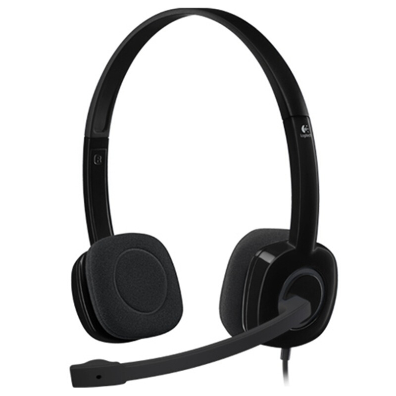 羅技（Logitech） H151 立體聲耳機(jī)麥克風(fēng) 黑色