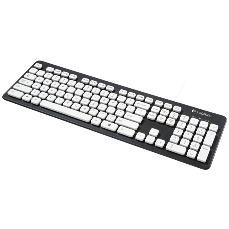 羅技（Logitech） K310 有線水洗鍵盤（白色） _http://www.bzsa.cn/img/sp/283/5c46fc7b-6605-4aaa-9914-0ec64d10ab52.jpg