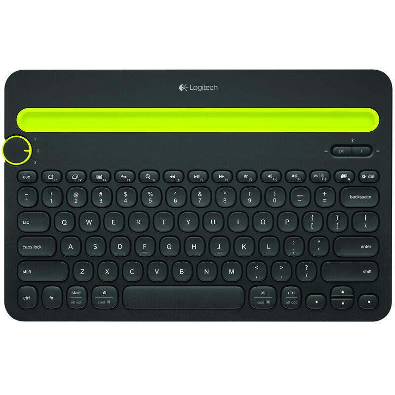 羅技（Logitech） K480 多功能藍牙鍵盤（黑色） 