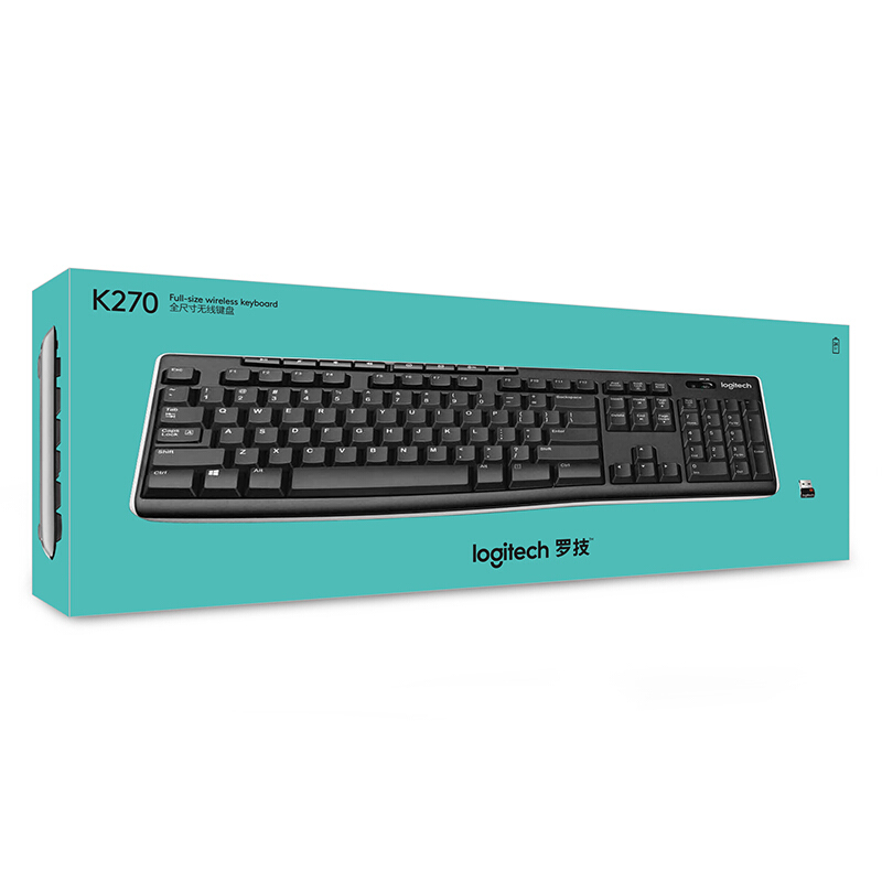 羅技（Logitech） K270 無線鍵盤（黑色）_http://www.bzsa.cn/img/sp/283/8275e2a2-915f-4c59-ade2-832ab94ae489.jpg