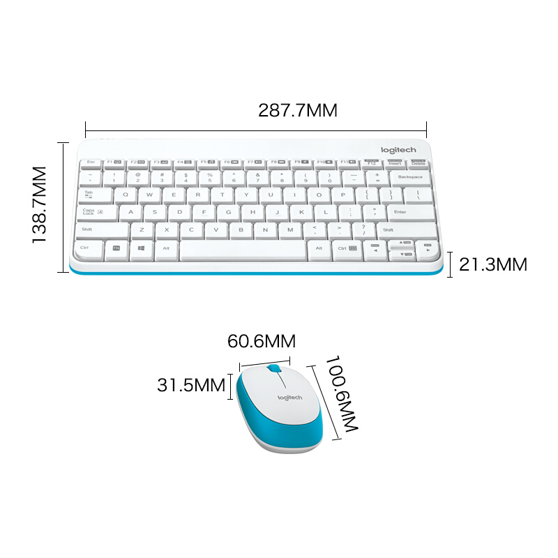 羅技（Logitech） MK245 Nano 無(wú)線鍵鼠套裝 小鍵盤(pán) (白藍(lán)) _http://www.bzsa.cn/img/sp/283/88aa131a-fbf9-4c9f-bd11-edec41851096.jpg