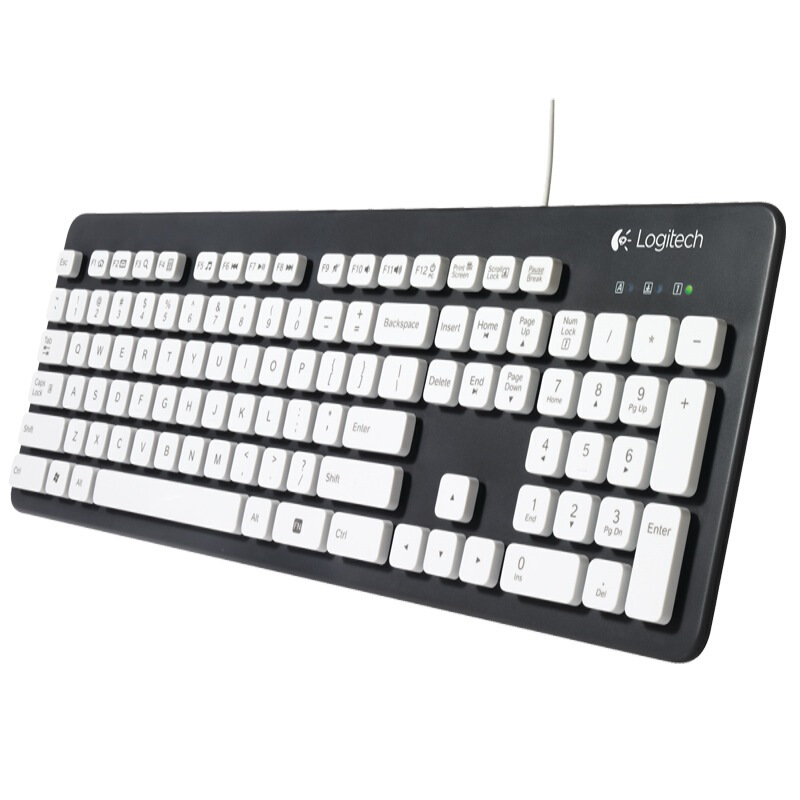 羅技（Logitech） K310 有線水洗鍵盤（白色） _http://www.bzsa.cn/img/sp/283/cc985b2f-7615-41b8-8e6c-57b3568e0348.jpg