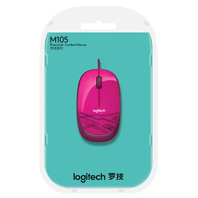 羅技（Logitech） M105 時尚多彩鼠標(biāo) 左右手通用 (蜜桃粉) _http://www.bzsa.cn/img/sp/284/71e0141b-2a7c-4754-946c-0283d24401cf.jpg