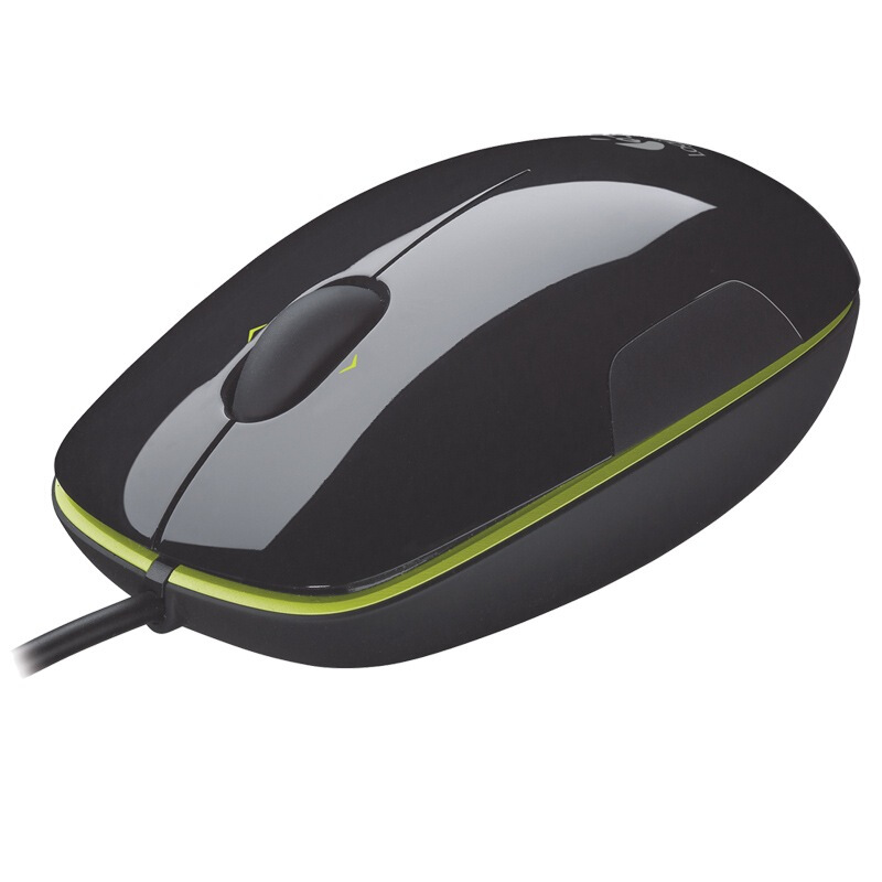 羅技（Logitech） LS1 激光鼠標(biāo) (黑色綠邊) 
