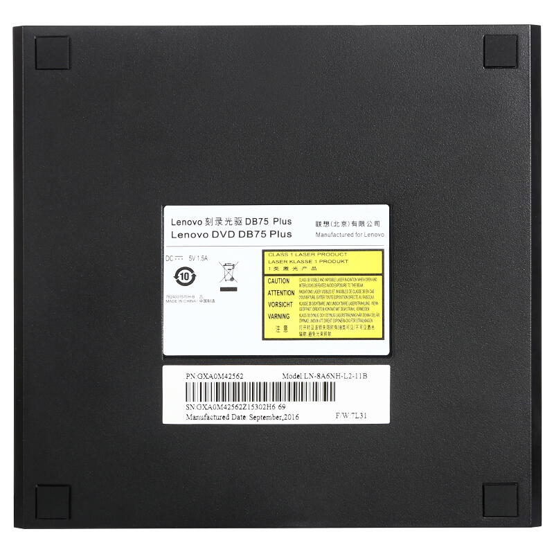 聯(lián)想（Lenovo） DB75-Plus 8倍速 USB2.0 外置光驅(qū) DVD刻錄機(jī) 移動光驅(qū) 黑色(兼容Win7/8/10/XP/蘋果MAC雙系統(tǒng))_http://www.bzsa.cn/img/sp/290/c13f9d07-d6d1-47cf-b7a3-3f394b581fb5.jpg