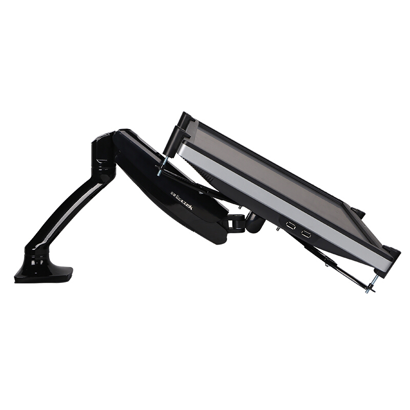 樂歌（Loctek） D5V 無孔顯示器支架 桌面旋轉(zhuǎn)升降支架臂（黑色）_http://www.bzsa.cn/img/sp/296/1d66a175-fe06-4f32-bf6a-50a8533ebbbf.jpg