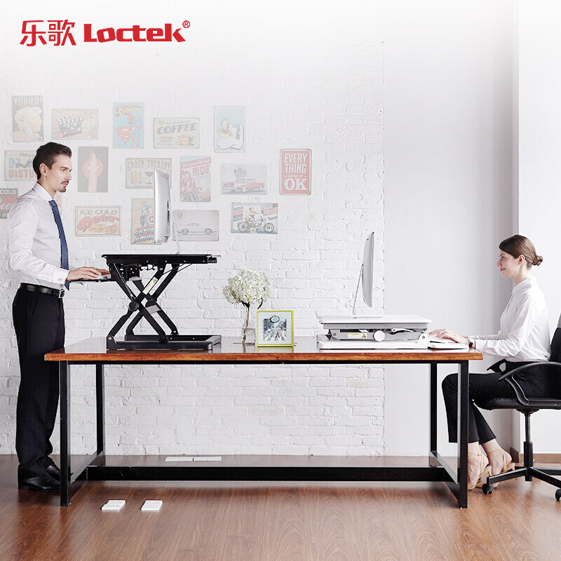 樂歌（Loctek） M1M 站立式辦公升降臺(tái)/升降桌 折疊移動(dòng)筆記本工作臺(tái) (睿黑) _http://www.bzsa.cn/img/sp/296/387b8fbf-336e-49c6-ad5e-66e55daa0d7a.jpg