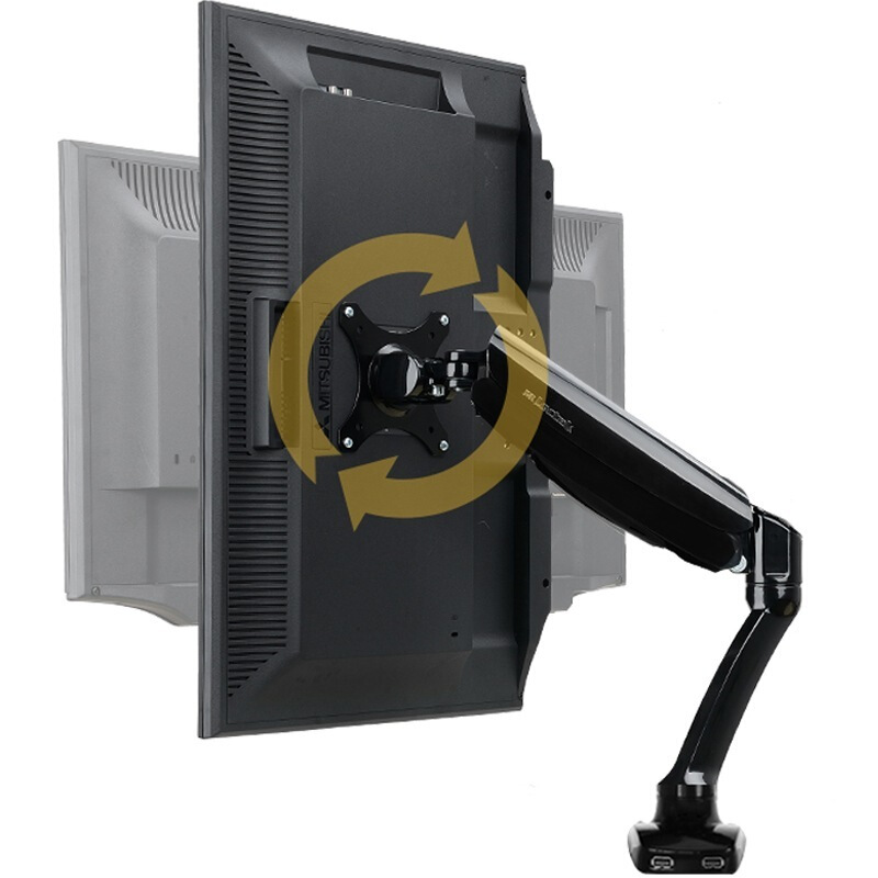 樂歌（Loctek） D5 液晶電腦顯示器支架 桌面底座旋轉(zhuǎn)升降伸縮架（黑色）_http://www.bzsa.cn/img/sp/296/8497ac1c-eca2-4061-88f4-56a41b88f164.jpg
