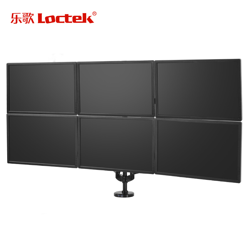 樂歌（Loctek） Q5S 六屏顯示器支架 全鋁電腦支架 旋轉伸縮支架_http://www.bzsa.cn/img/sp/296/b5185c57-427a-4115-8d21-9aa296a2dd45.jpg