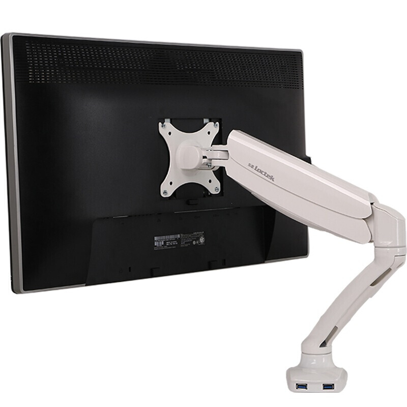 樂歌（Loctek） DLB502W 顯示器支架 桌面旋轉升降顯示器支架臂 (白色) _http://www.bzsa.cn/img/sp/296/c154c711-0535-4677-a91a-fe39053be8ec.jpg