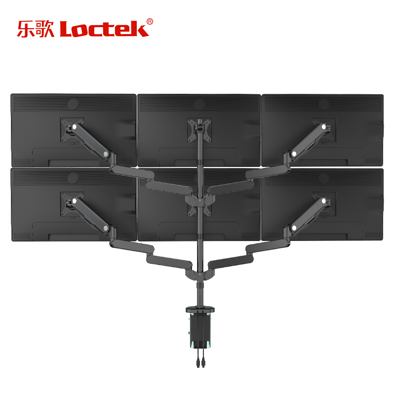 樂歌（Loctek） Q5S 六屏顯示器支架 全鋁電腦支架 旋轉伸縮支架_http://www.bzsa.cn/img/sp/296/c67106d9-5978-4e36-911e-9035d64208af.jpg
