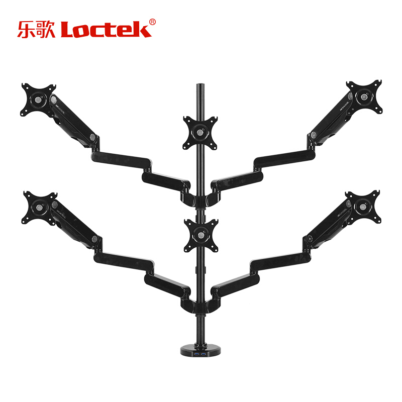 樂歌（Loctek） Q5S 六屏顯示器支架 全鋁電腦支架 旋轉伸縮支架_http://www.bzsa.cn/img/sp/296/fa5dfbab-357a-450b-8552-e812ace809d2.jpg