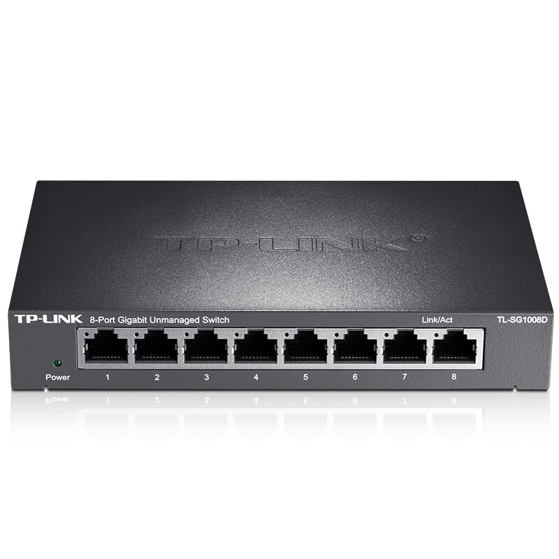 普聯(lián)（TP-LINK） TL-SG1008D 8口千兆交換機