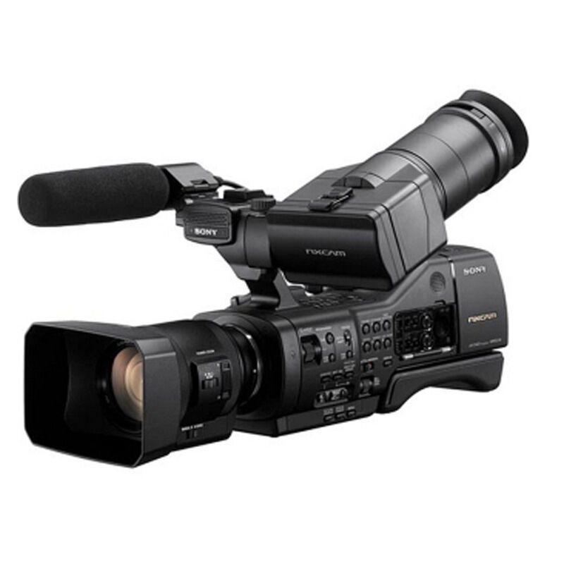 索尼（SONY） NEX-EA50CH 可變肩抗式大畫(huà)幅攝錄一體機(jī) 可換鏡頭 手持肩抗一體高清攝錄一體機(jī)