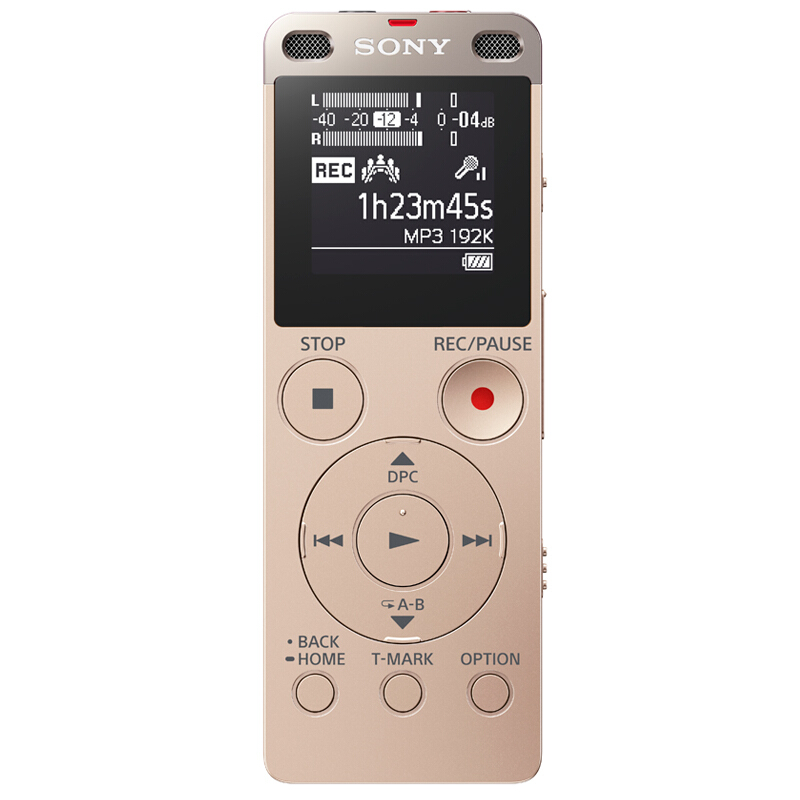 索尼（SONY） ICD-UX560F 數(shù)碼錄音棒 商務(wù)語言好幫手 4GB容量 (金色) 