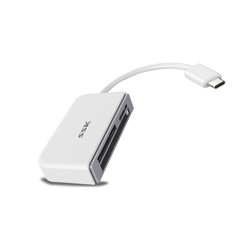 飚王（SSK） SCRM610 Type-c接口多合一讀卡器 支持雙面熱插拔 高速讀寫 TF/SD/CF手機(jī)卡相機(jī)卡_http://www.bzsa.cn/img/sp/323/88d457c3-d895-4f09-b033-ecad663cd760.jpg