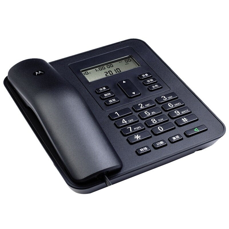 摩托羅拉（Motorola） CT310C 固定有繩電話機座機來電顯示免電池大屏幕歐式時尚辦公商務(wù)家用有線座機（黑色）_http://www.bzsa.cn/img/sp/329/66cc2be6-23e1-4959-a3b5-eaa610ae98a8.jpg