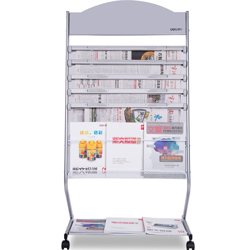 得力（deli） 9305 報(bào)刊架標(biāo)準(zhǔn)多用型書報(bào)雜志架資料展示宣傳架辦公室信息收納宣傳欄_http://www.bzsa.cn/img/sp/378/dbb1855c-ee90-47e4-93e8-6d055bf1b3a7.jpg