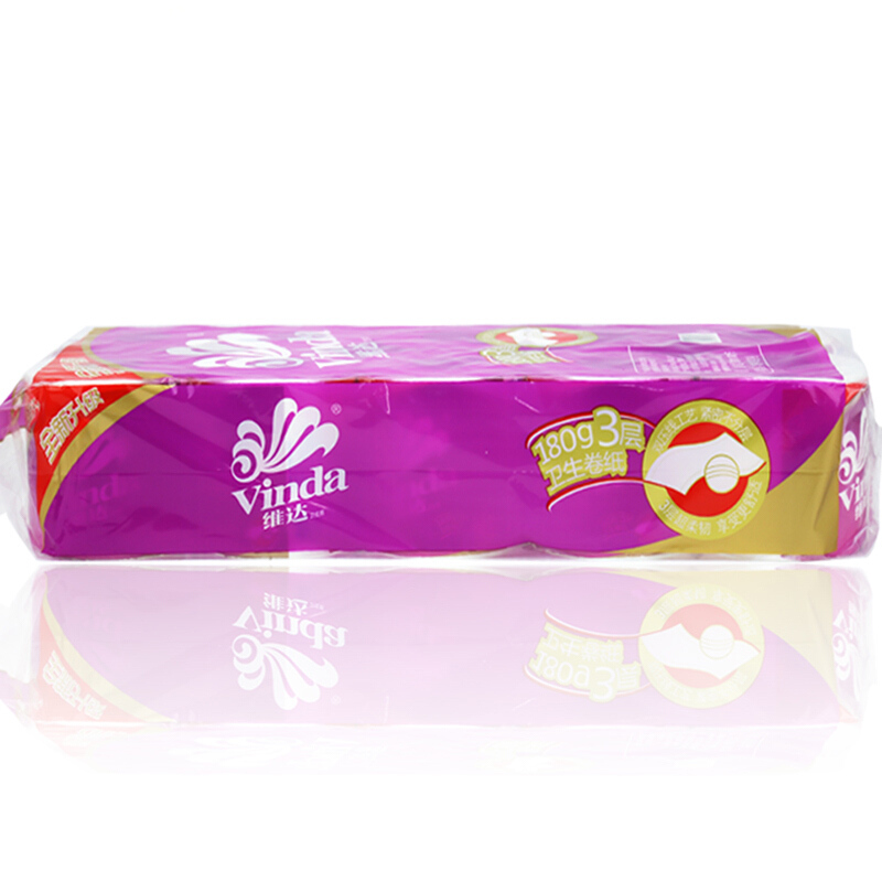 維達(dá)（Vinda） V4131 特柔卷筒紙衛(wèi)生紙 紫色 180g *10卷_http://www.bzsa.cn/img/sp/382/15d90e05-4810-4bed-a524-a6acecff0c32.jpg