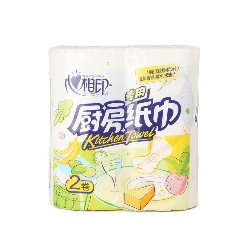 心相?。∕ind Act Upon Mind） KT102 吸油吸水廚房用卷紙2卷/提