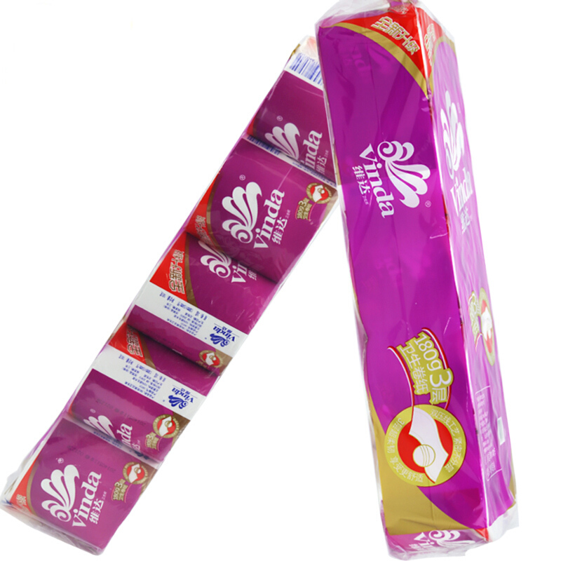 維達(dá)（Vinda） V4131 特柔卷筒紙衛(wèi)生紙 紫色 180g *10卷_http://www.bzsa.cn/img/sp/382/3fc8a4c3-90e0-4731-af4d-bdd46bffd5d8.jpg