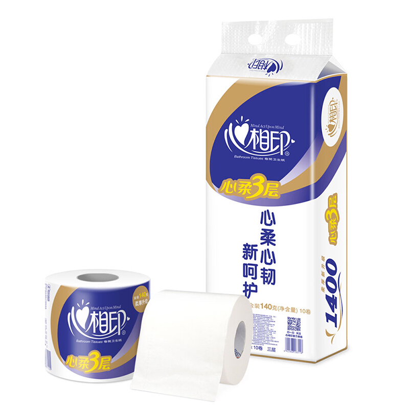心相印（Mind Act Upon Mind） BT910 3層空芯卷紙衛(wèi)生紙140g*10卷_http://www.bzsa.cn/img/sp/382/400c948b-09fc-42bb-b067-8f6e0a1249f2.jpg