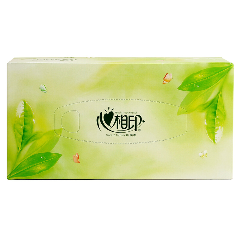 心相印（Mind Act Upon Mind） H200 茶語系列盒裝抽紙面巾紙餐巾紙200抽*2層*3盒_http://www.bzsa.cn/img/sp/383/8ec6c284-88e9-4700-99c7-5d953894ffcc.jpg