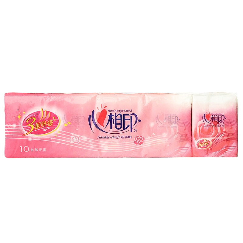 心相印（Mind Act Upon Mind） C910 無香面巾紙餐巾紙手帕紙10包/條_http://www.bzsa.cn/img/sp/387/df12ce0e-278a-48b9-b6f7-d66dcc7414cb.jpg