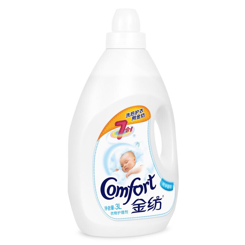 金紡（COMFORT） 衣物護(hù)理劑 柔順劑 純凈溫和3L_http://www.bzsa.cn/img/sp/400/ef22985c-3d95-41a2-86c2-07f531be6438.jpg
