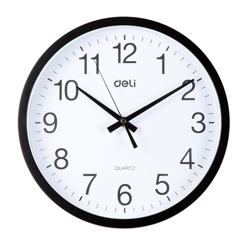 得力（deli） 9006 掛鐘 (只)37CM（14.5寸） (黑色) _http://www.bzsa.cn/img/sp/419/9ac30446-137a-43bd-8d19-f4d2890c2cc7.jpg