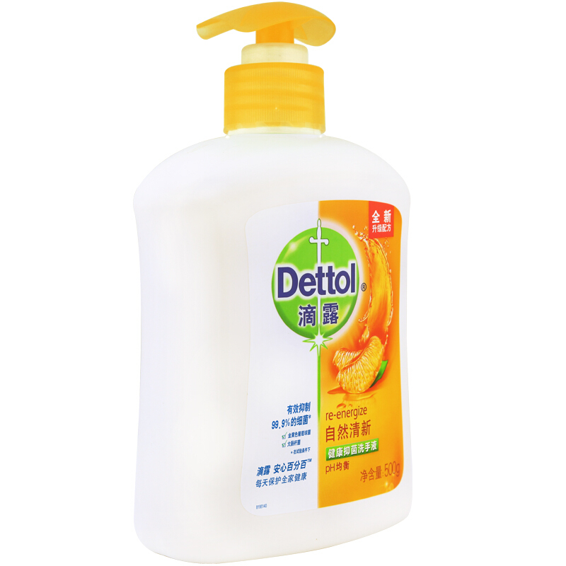 滴露（Dettol） 健康抑菌洗手液自然清新 500g/瓶_http://www.bzsa.cn/img/sp/427/fd9f2d09-f91a-431f-8074-f1258aac38ba.jpg