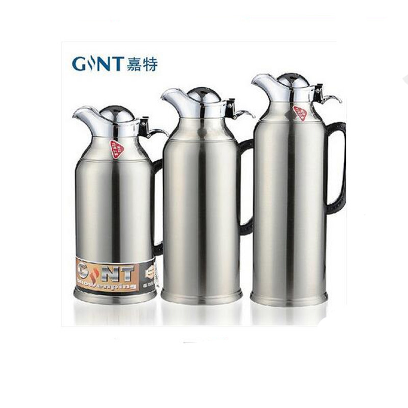 嘉特（GiNT） 3041-130 不銹鋼熱水瓶 鴨嘴保溫暖水壺 高硼玻璃內膽家用 開水保溫壺 