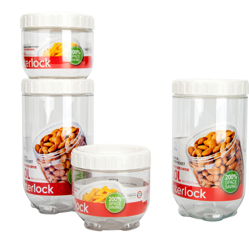 樂扣樂扣（locklock） INL301S001 儲(chǔ)物罐 冰箱側(cè)門塑料收納罐 (4件套) _http://www.bzsa.cn/img/sp/436/1957c9d9-b926-4283-ba18-d551d409a548.jpg