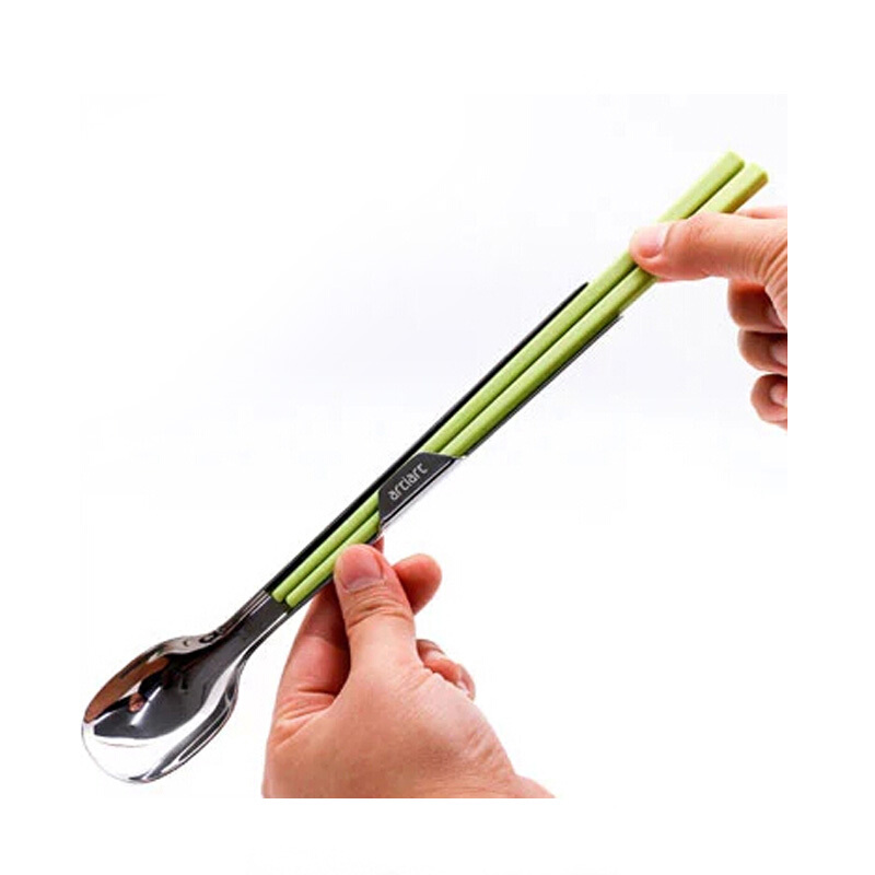 Artiart CARR072 創(chuàng)意餐具套裝/一勺一筷（綠色）_http://www.bzsa.cn/img/sp/437/928c4679-7c1f-455e-936a-07098ab68d63.jpg