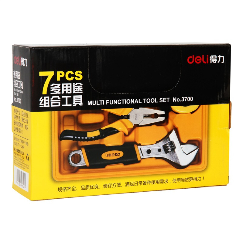 得力（deli） 3700 多功能組合家用工具箱/工具套裝 7件套_http://www.bzsa.cn/img/sp/451/613444ed-70ea-4385-a762-bbf3e5ebff5d.jpg