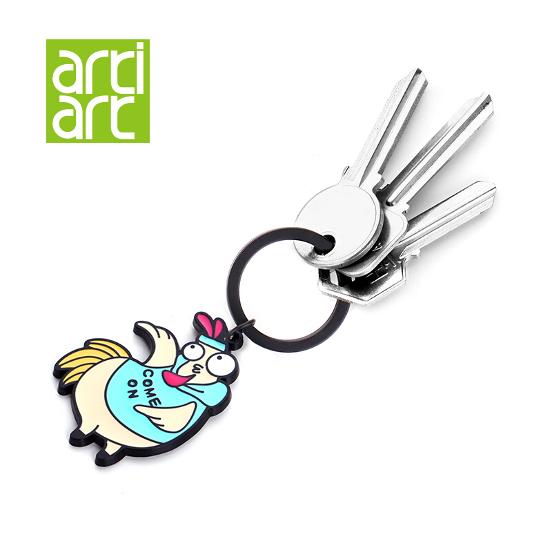 Artiart 創(chuàng)意卡通十二生肖鑰匙鏈/鑰匙扣（酉雞）_http://www.bzsa.cn/img/sp/519/19403980-8eb6-496e-9582-7d912a3f00c8.jpg