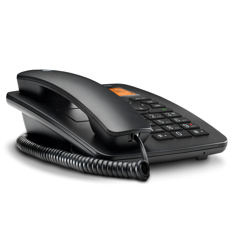 摩托羅拉（Motorola） CT111C 智能自動/手動插卡錄音電話機(jī)座機(jī)商務(wù)客服電話呼叫中心家用辦公固定座機(jī) （黑色）_http://www.bzsa.cn/img/sp/766/7590b632-3ef1-42fb-a6b1-71fd133694d9.jpg
